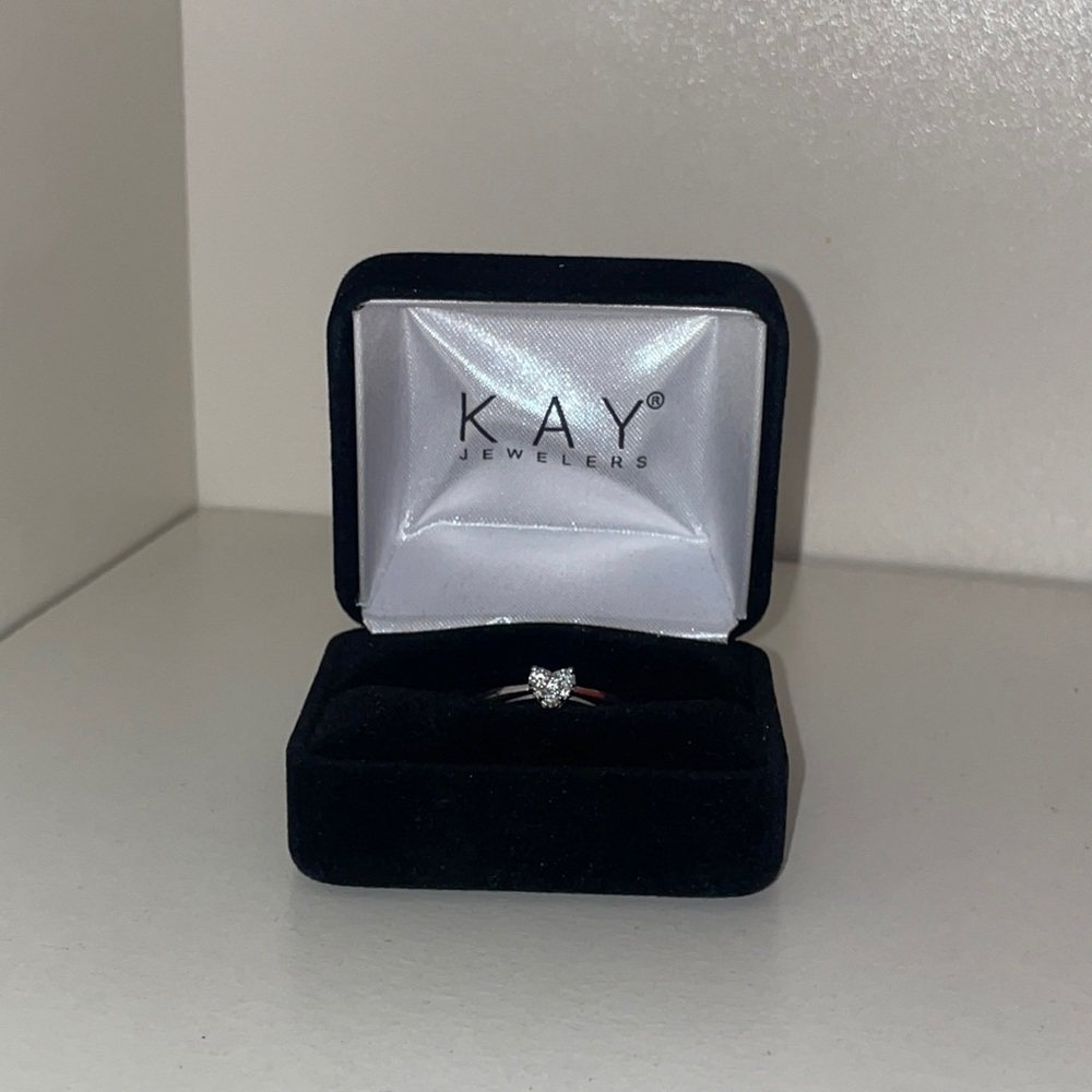 Heart shaped Diamond Ring - Kay Jewelers